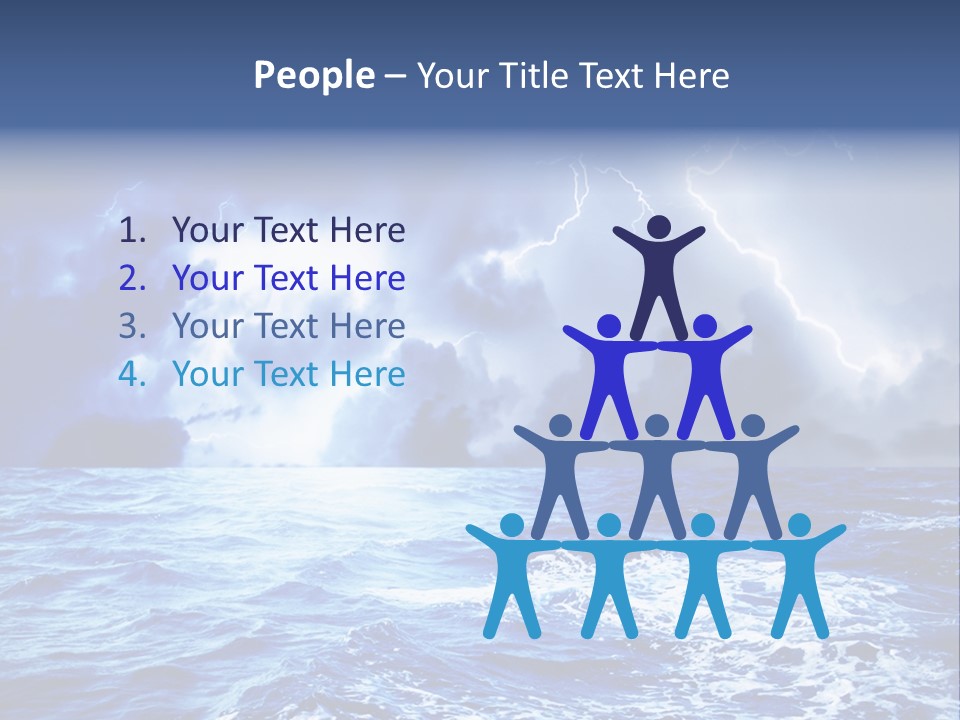 Sky Wave Wind PowerPoint Template