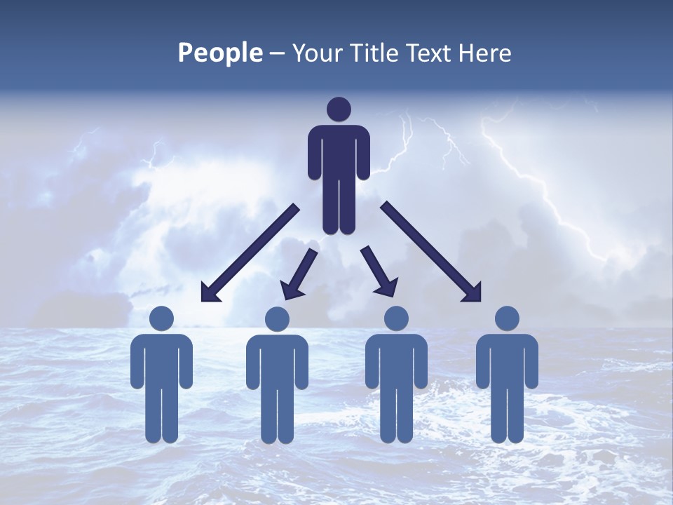 Sky Wave Wind PowerPoint Template