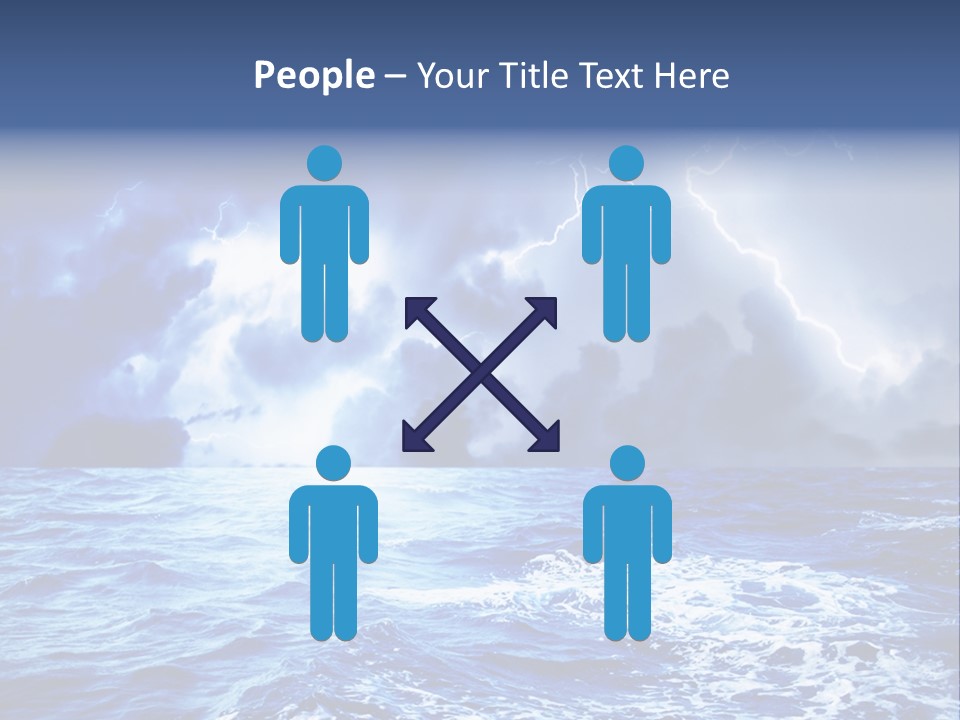 Sky Wave Wind PowerPoint Template