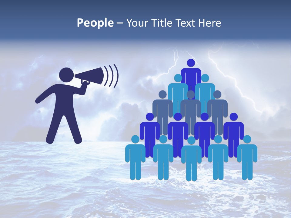 Sky Wave Wind PowerPoint Template