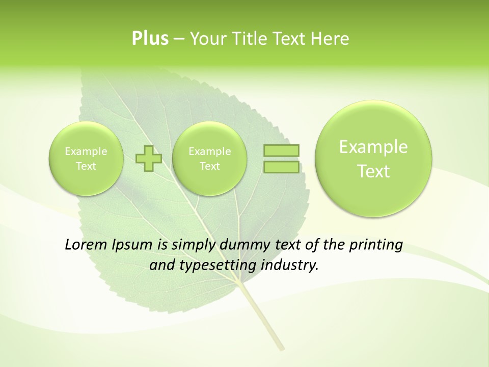 Stem Environment Gardening PowerPoint Template