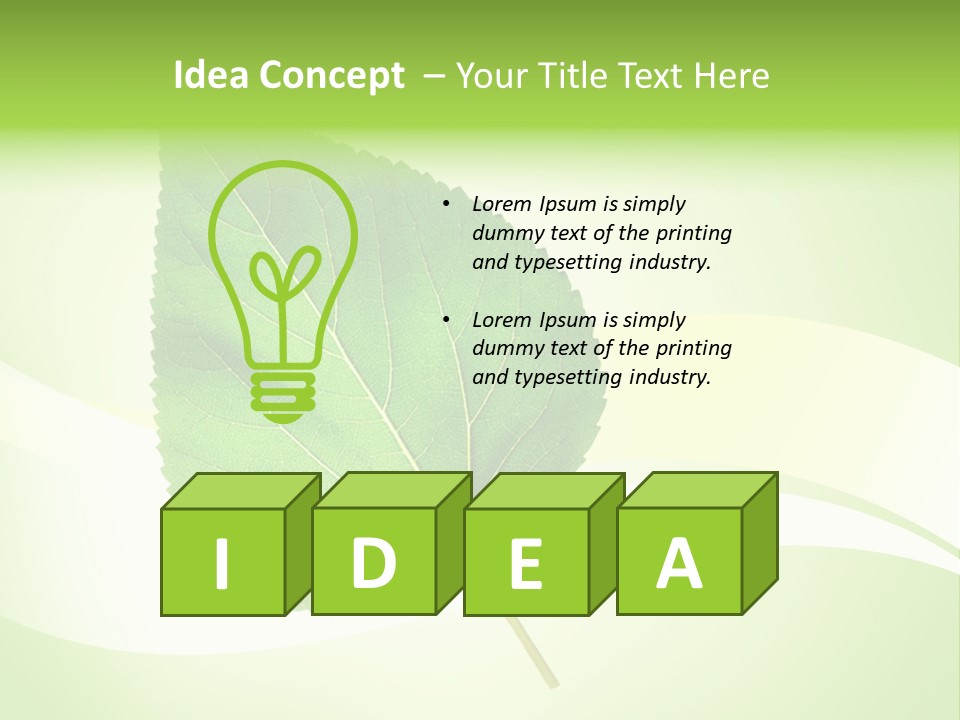 Stem Environment Gardening PowerPoint Template