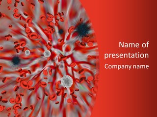 Micro Sickness Blood PowerPoint Template