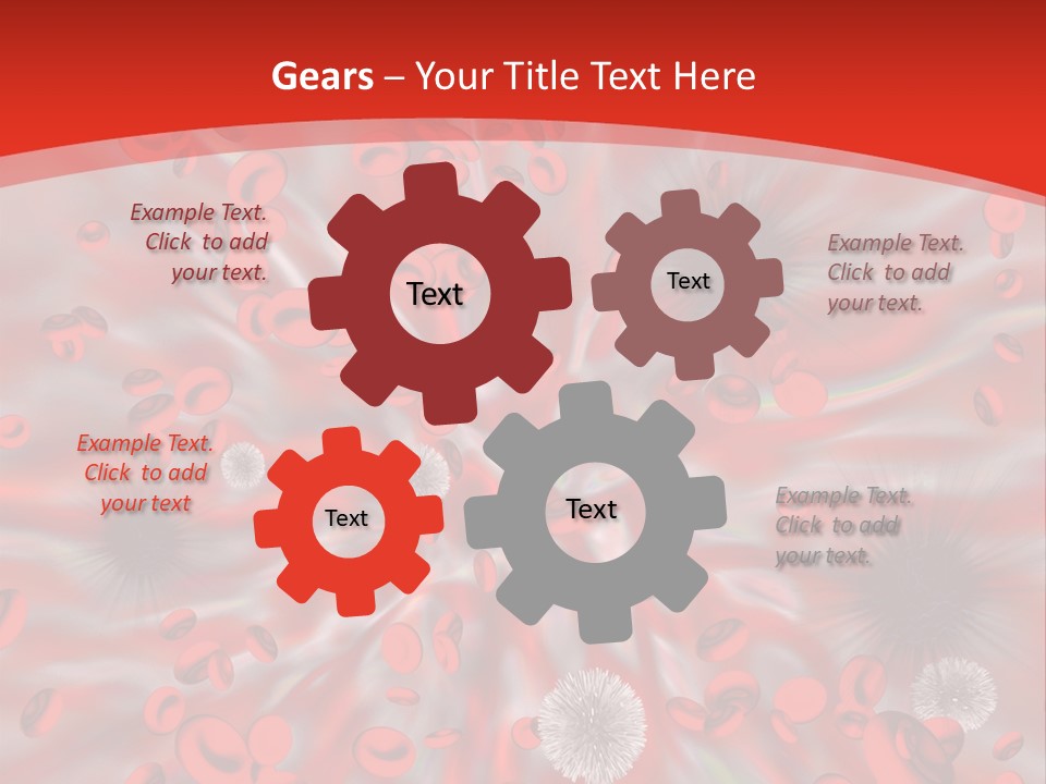 Micro Sickness Blood PowerPoint Template