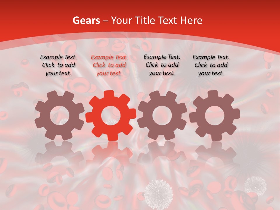 Micro Sickness Blood PowerPoint Template