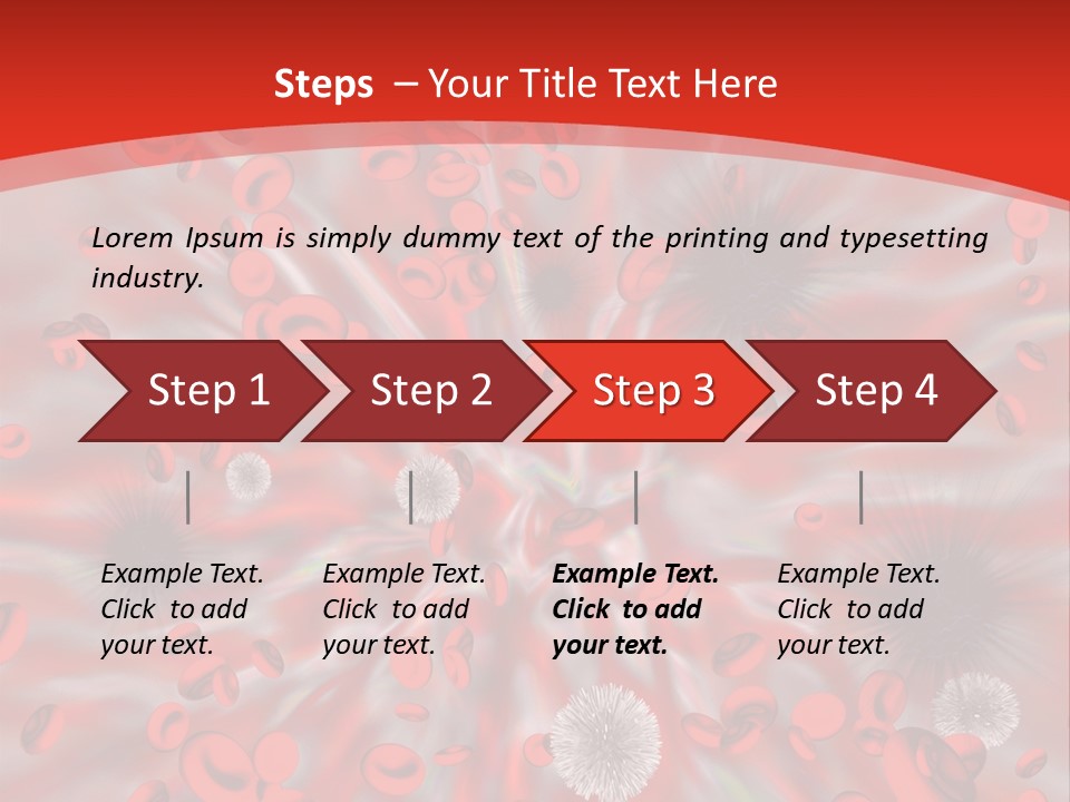 Micro Sickness Blood PowerPoint Template