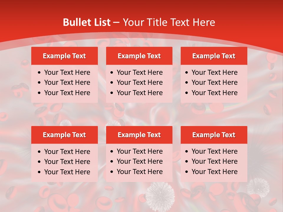 Micro Sickness Blood PowerPoint Template