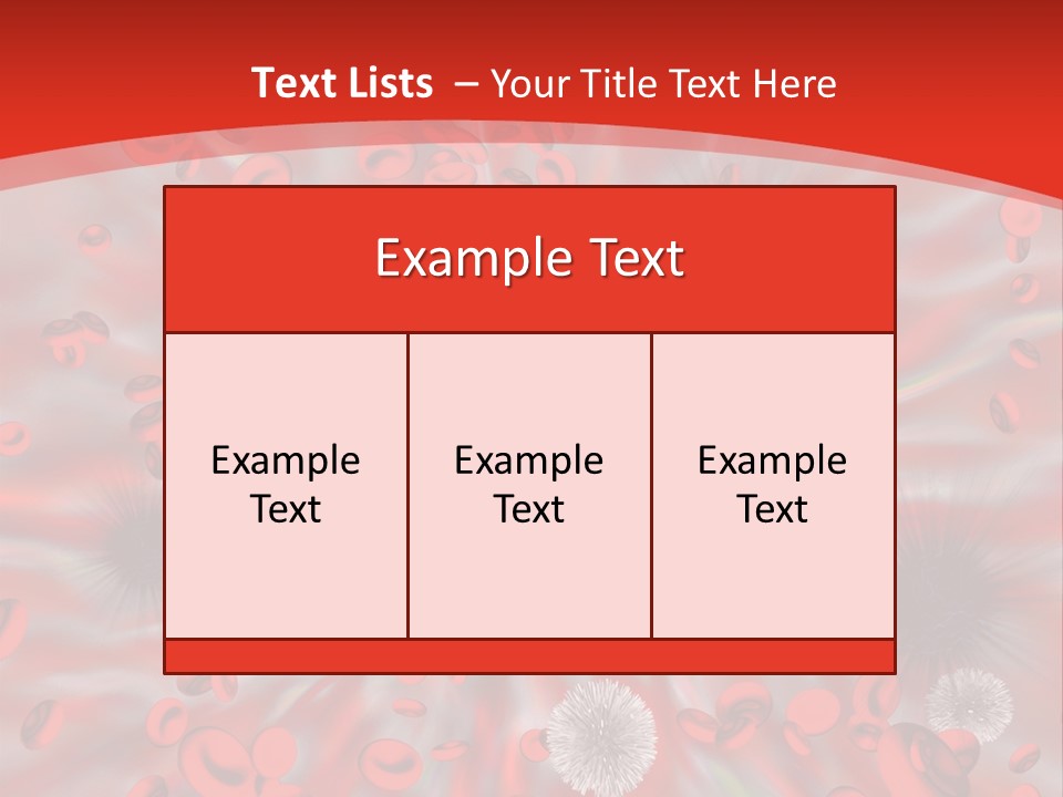 Micro Sickness Blood PowerPoint Template