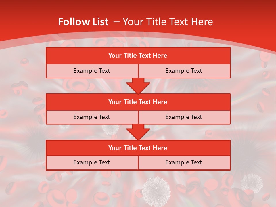 Micro Sickness Blood PowerPoint Template