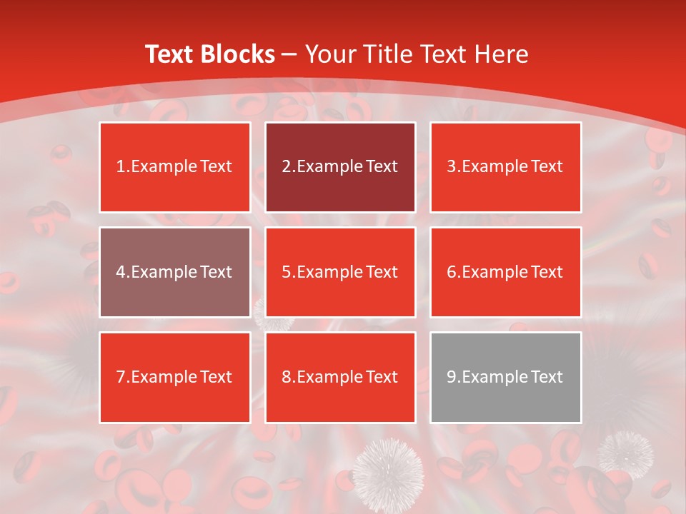 Micro Sickness Blood PowerPoint Template