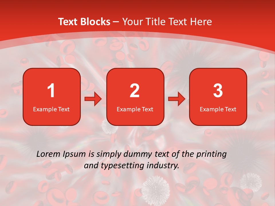 Micro Sickness Blood PowerPoint Template