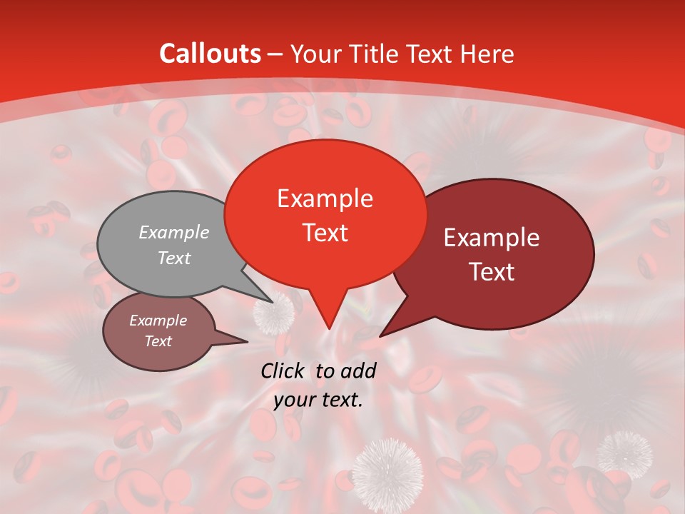 Micro Sickness Blood PowerPoint Template