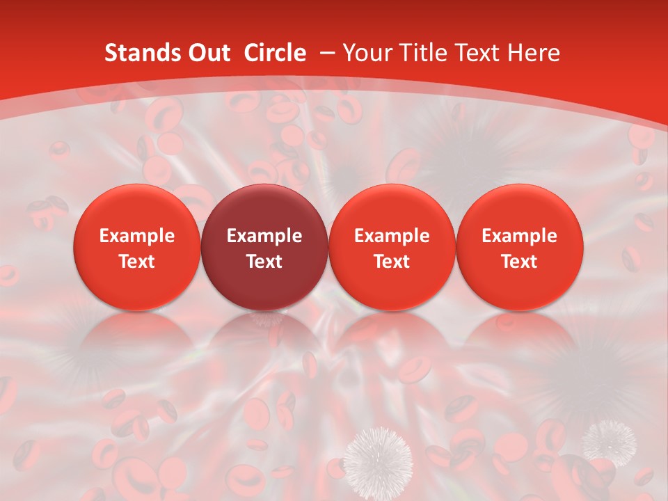 Micro Sickness Blood PowerPoint Template