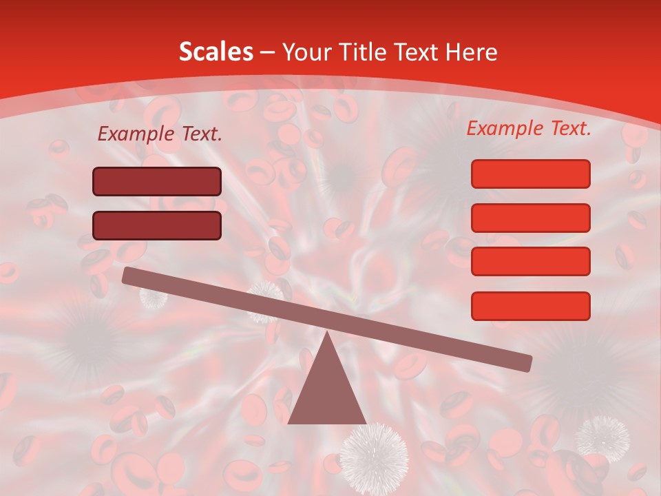 Micro Sickness Blood PowerPoint Template