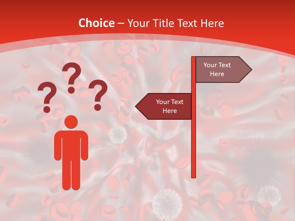 Micro Sickness Blood PowerPoint Template
