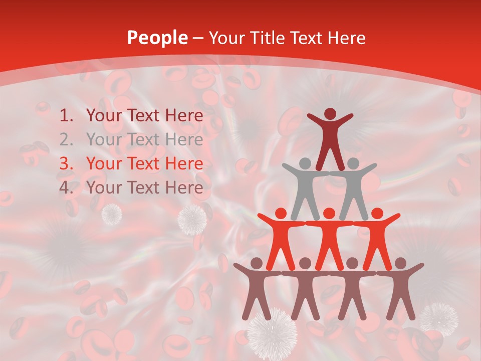 Micro Sickness Blood PowerPoint Template