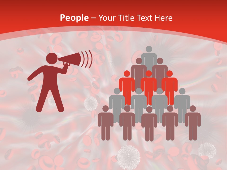Micro Sickness Blood PowerPoint Template
