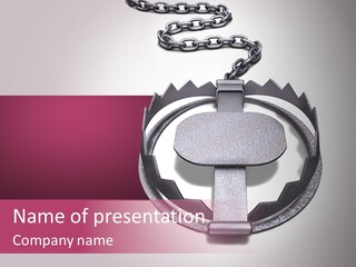 Chain Safety Steel PowerPoint Template