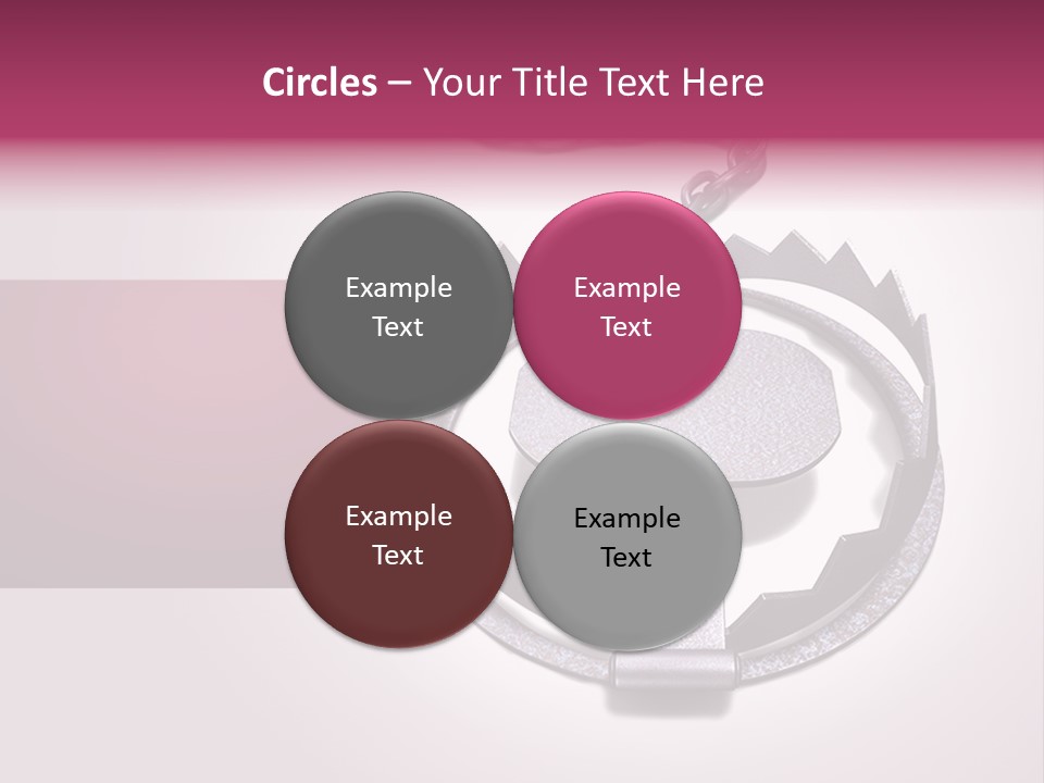 Chain Safety Steel PowerPoint Template