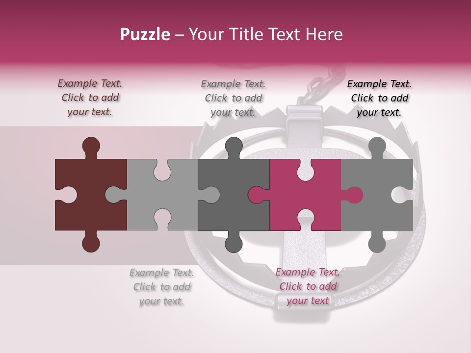 Chain Safety Steel PowerPoint Template