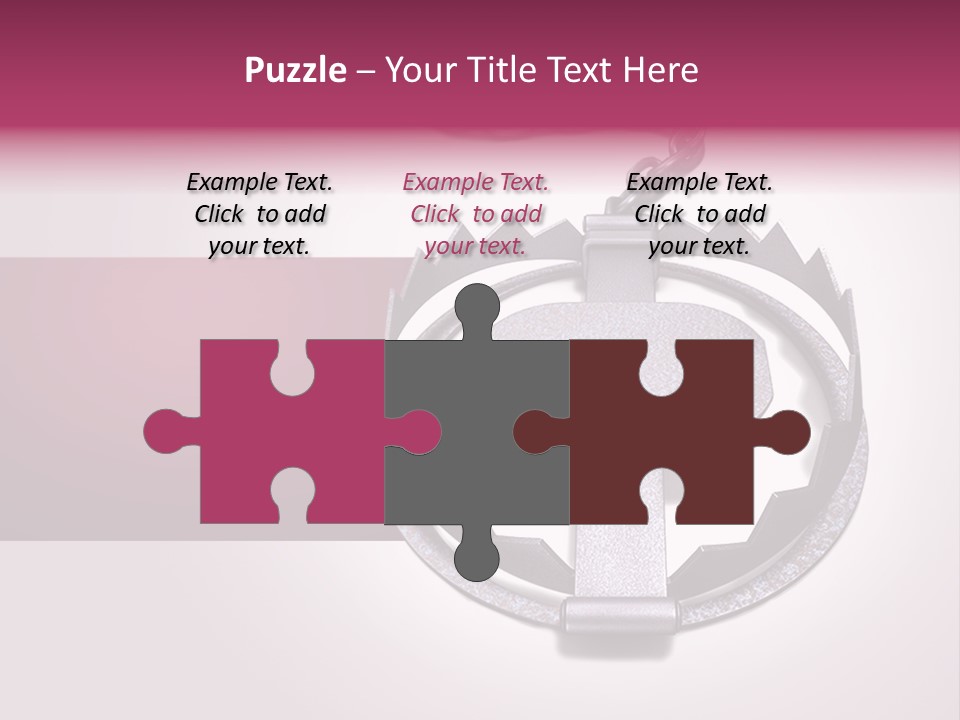 Chain Safety Steel PowerPoint Template