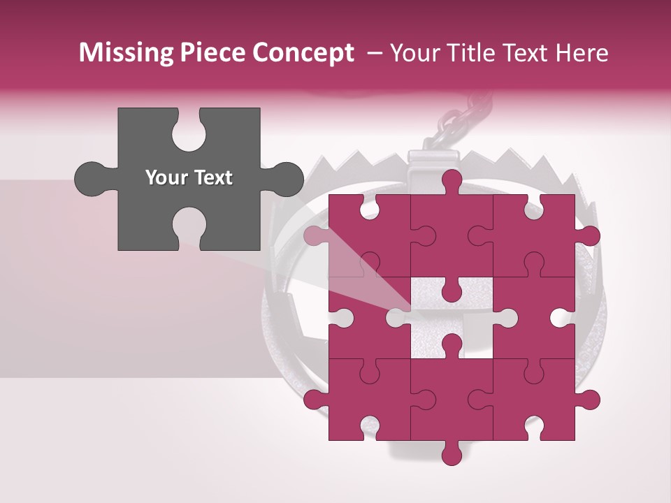 Chain Safety Steel PowerPoint Template