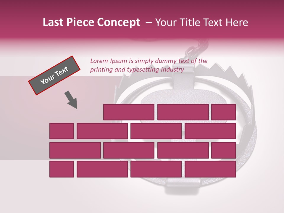 Chain Safety Steel PowerPoint Template