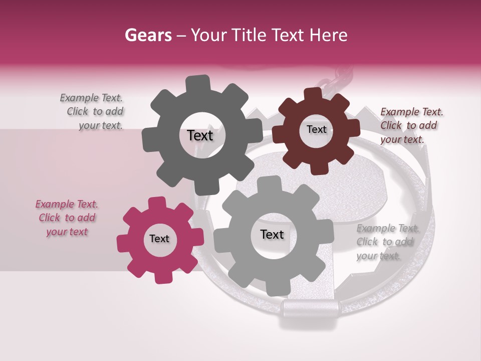 Chain Safety Steel PowerPoint Template