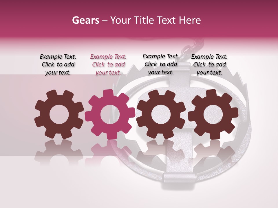 Chain Safety Steel PowerPoint Template