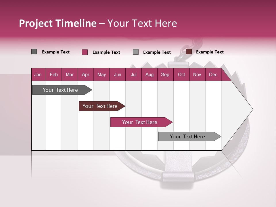 Chain Safety Steel PowerPoint Template