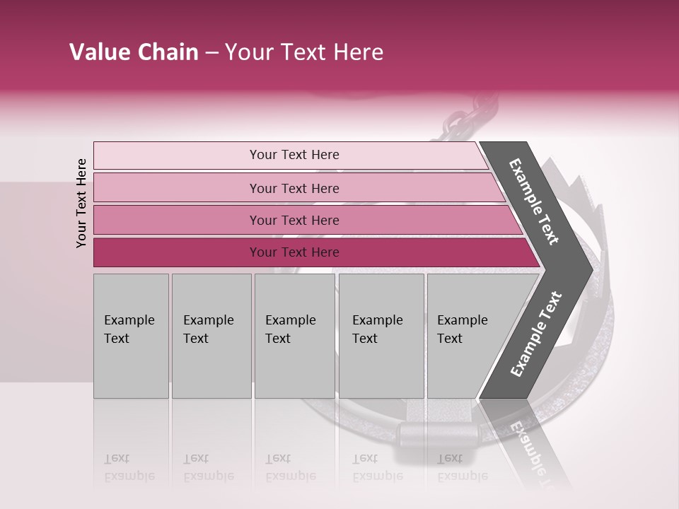 Chain Safety Steel PowerPoint Template