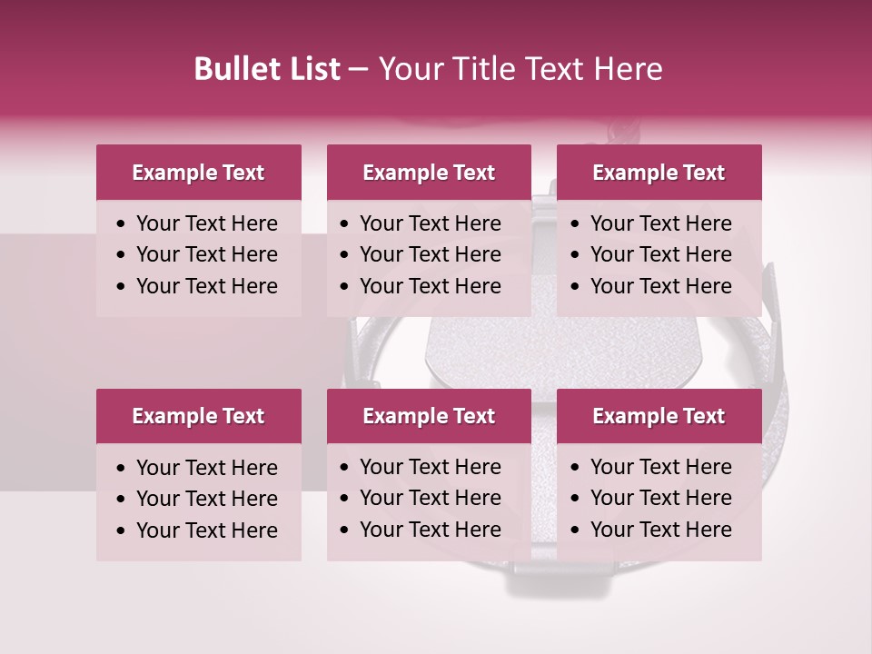Chain Safety Steel PowerPoint Template