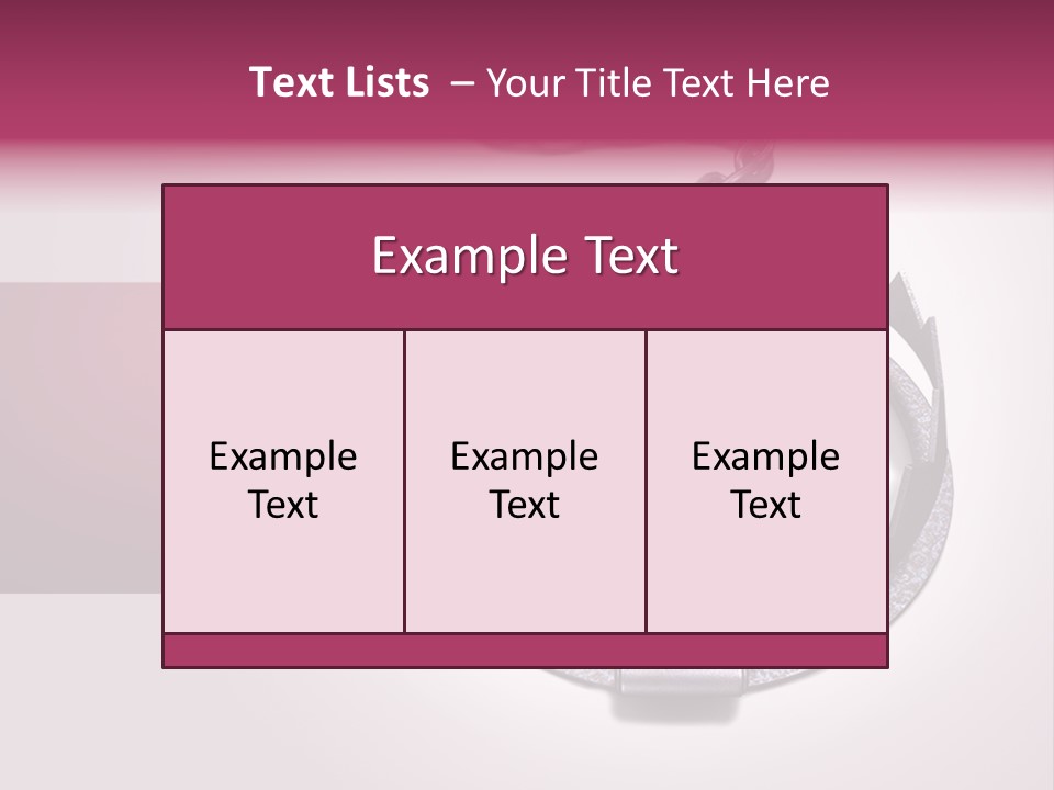 Chain Safety Steel PowerPoint Template