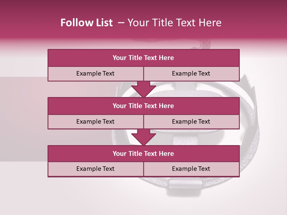 Chain Safety Steel PowerPoint Template