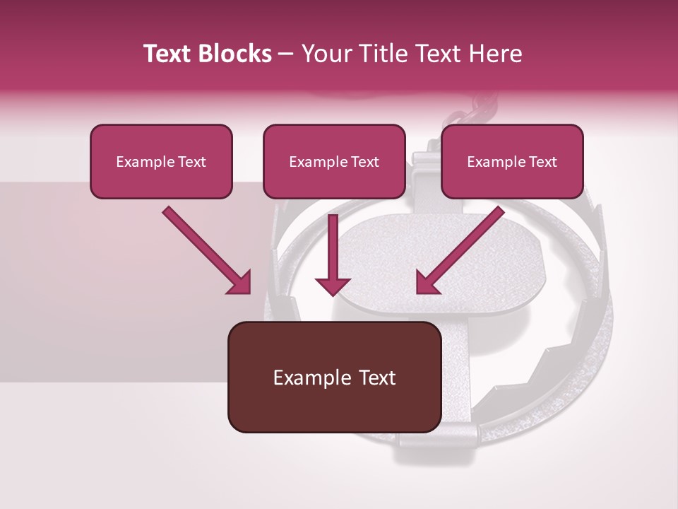 Chain Safety Steel PowerPoint Template