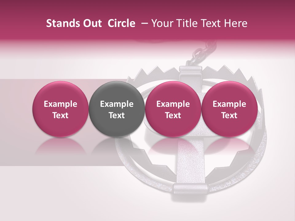 Chain Safety Steel PowerPoint Template