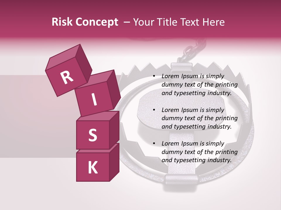 Chain Safety Steel PowerPoint Template