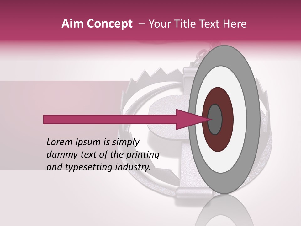 Chain Safety Steel PowerPoint Template