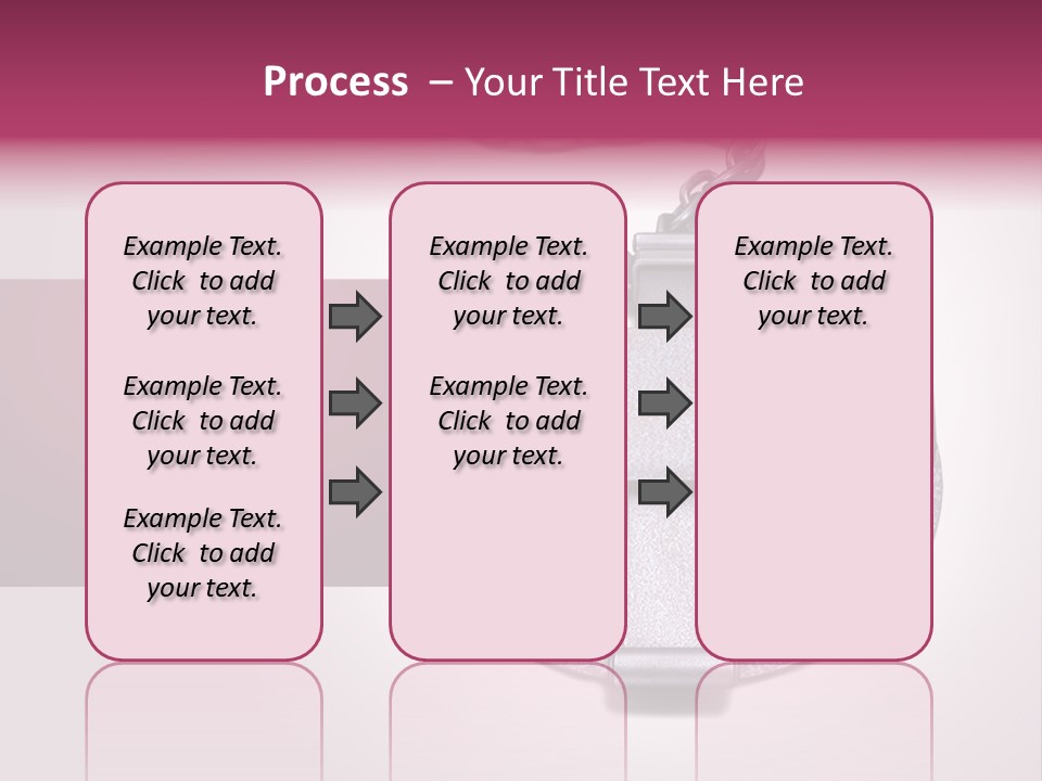 Chain Safety Steel PowerPoint Template