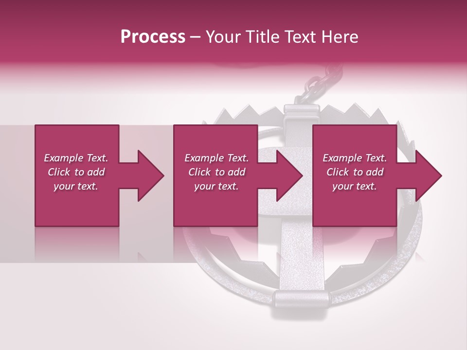 Chain Safety Steel PowerPoint Template