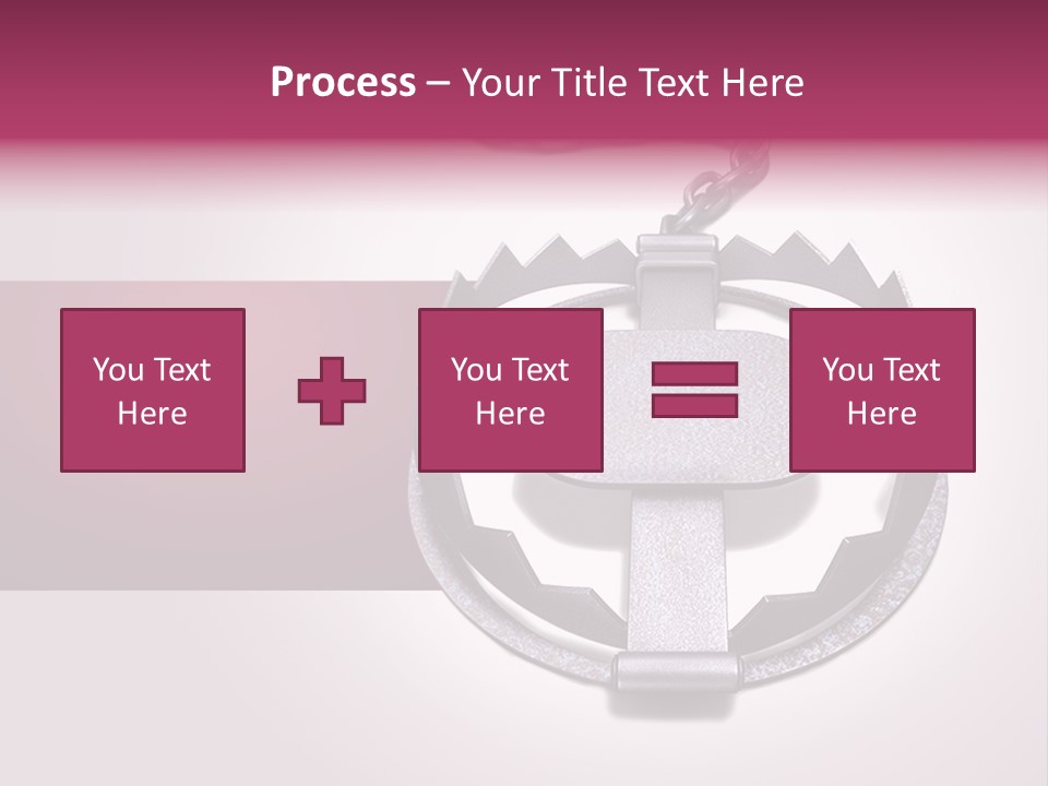 Chain Safety Steel PowerPoint Template