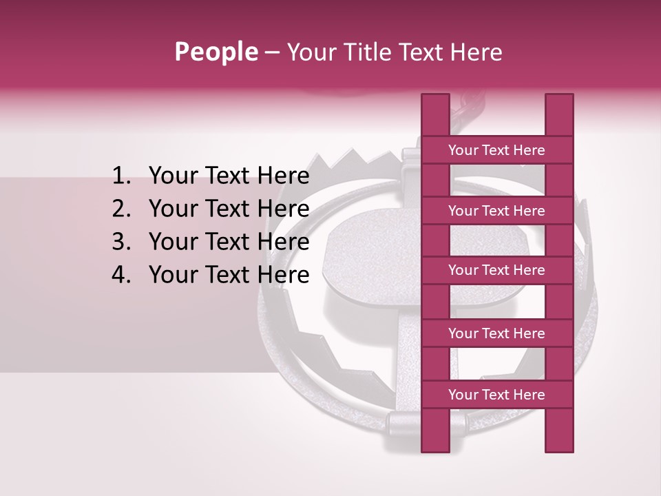 Chain Safety Steel PowerPoint Template