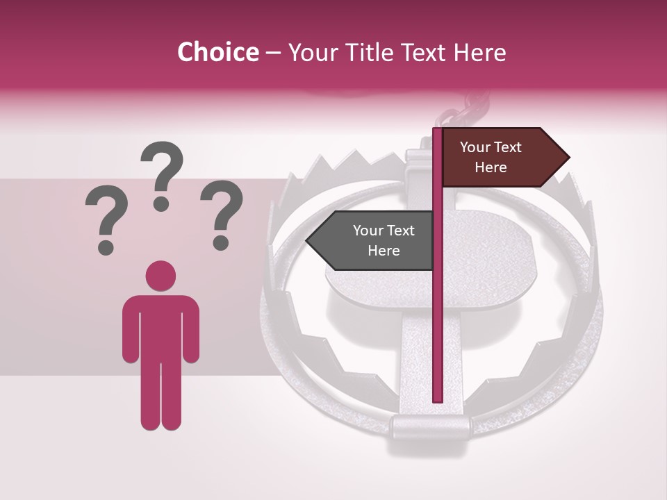 Chain Safety Steel PowerPoint Template
