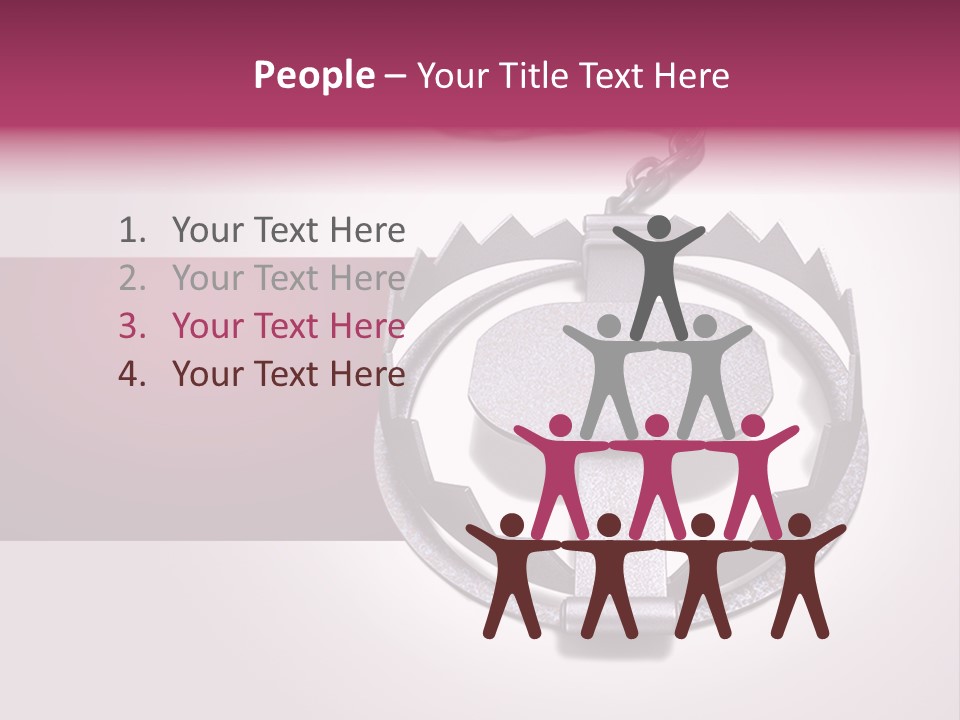 Chain Safety Steel PowerPoint Template