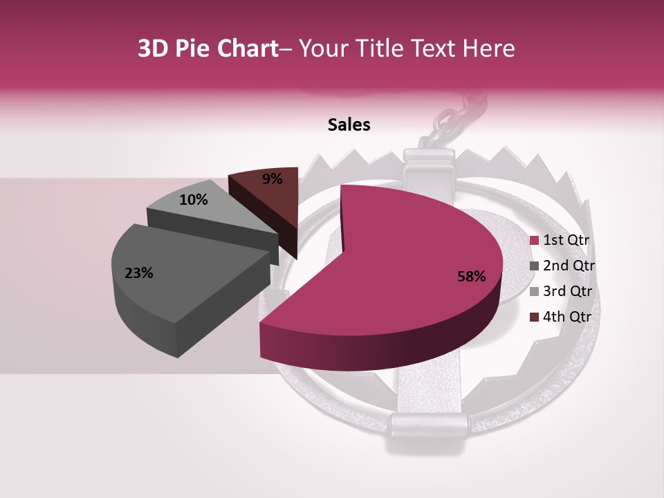 Chain Safety Steel PowerPoint Template