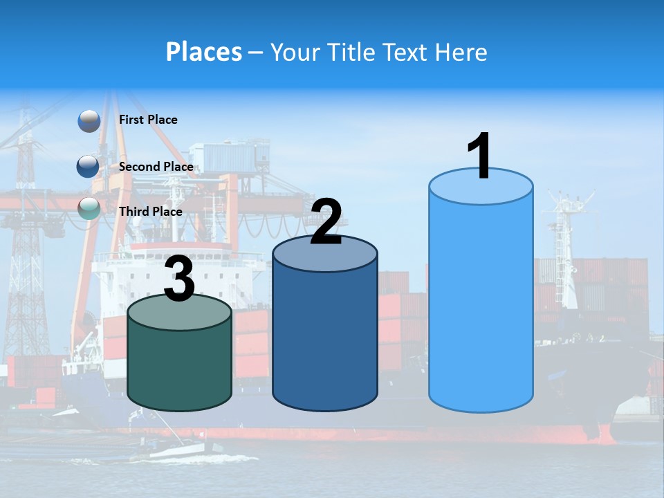 Export Commerce Locks PowerPoint Template