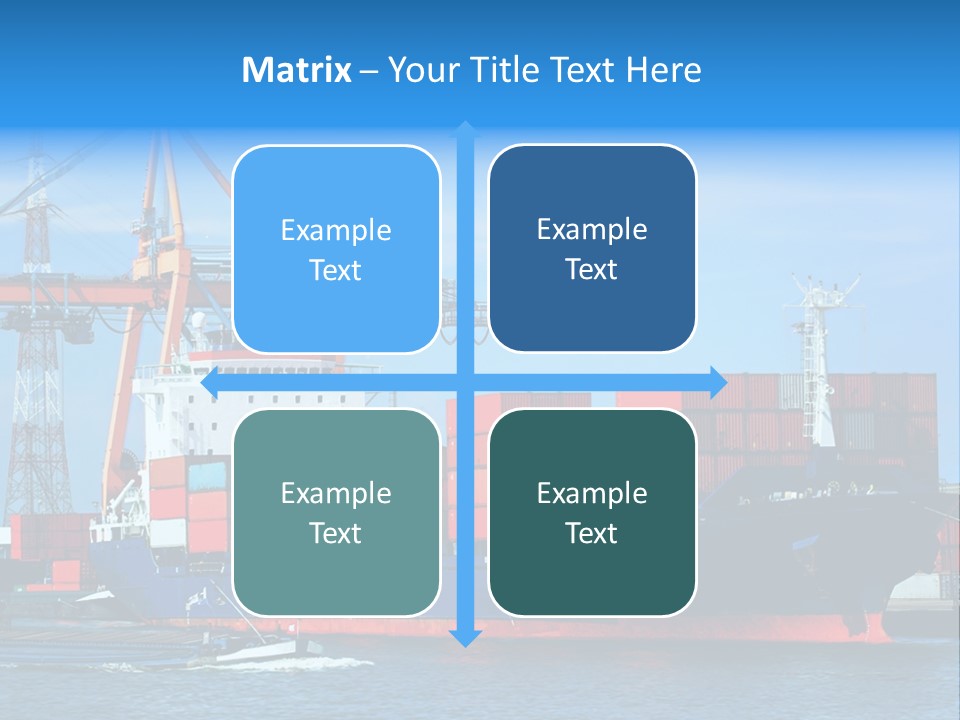 Export Commerce Locks PowerPoint Template