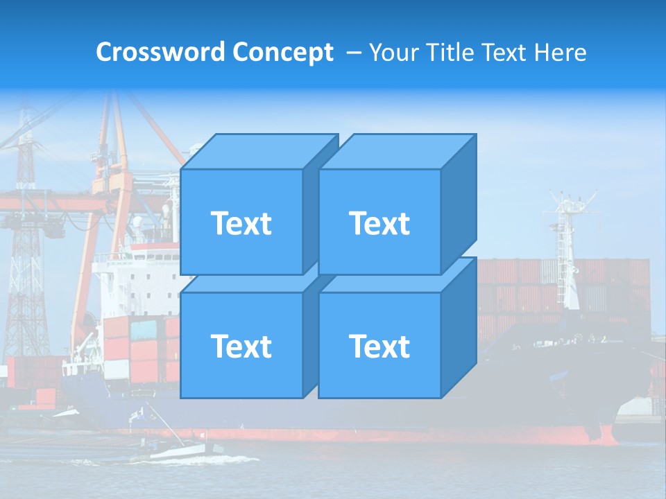Export Commerce Locks PowerPoint Template