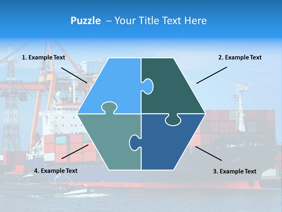 Export Commerce Locks PowerPoint Template