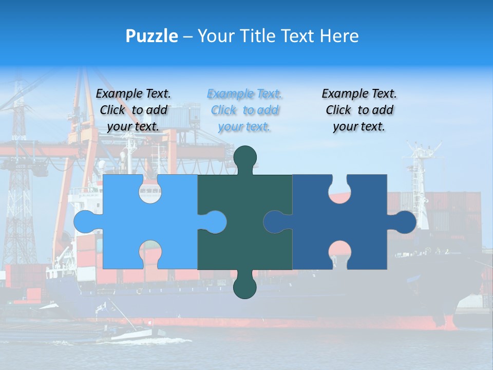 Export Commerce Locks PowerPoint Template